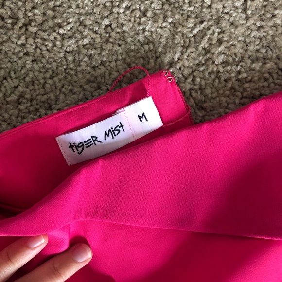 Hot Pink Cropped Set (top & skirt) - Picture 3 of 5